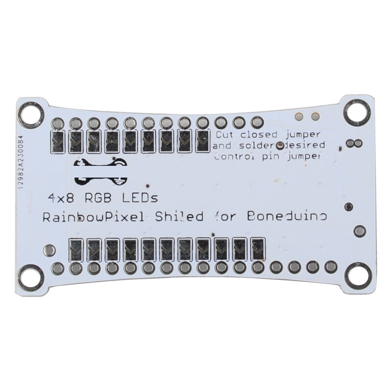 Rcmall แผงควบคุม LED เมตริกซ์4x8 RGB, แผงควบคุม LED สำหรับบอร์ดขนนกเข้ากันได้กับ WS2812