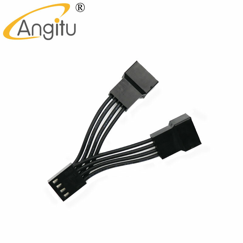 Angitu-マザーボード用電源ケーブル,4ピン/3ピン,スプリッターアダプター,1007 22awg,オス-メス