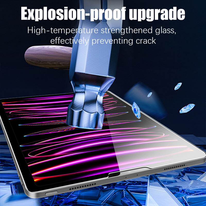 Закаленное стекло для Ipad Pro 12,9 12 9 1-й 2-й 3-й 4-й 5-й 6-й экран протектор для Ipad 12,9 2018 2020 2021 2022 защитная пленка
