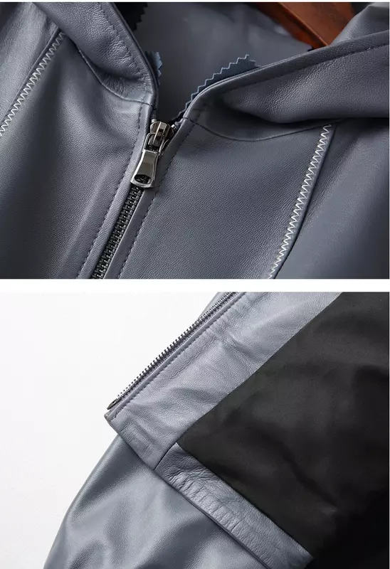 AYUNSUE-سترة جلدية أصلية 100% من جلد الغنم ، معطف ربيعي وخريفي ، ملابس نسائية ، جاكيت بيسبول كوري ، MY3853 ، 2020
