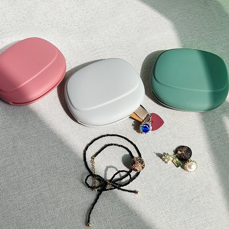 1 Piece Headphone Storage Box Silicone Earphone Data Cable U Disk Organizer Cute Coins Purse Case Bag Home Travel Business Trip