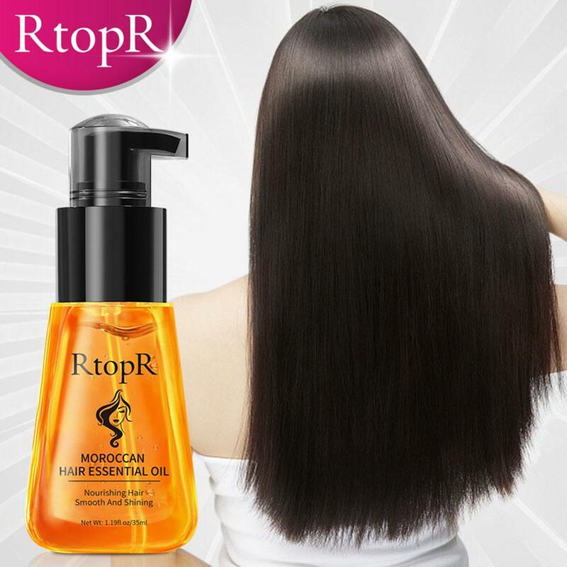 Dla marokańskich zapobiegających wypadaniu włosów Serum do włosów Olejek eteryczny Uszkodzona pielęgnacja Naprawa Pielęgniarstwo 35ml Szybki olej serum do włosów