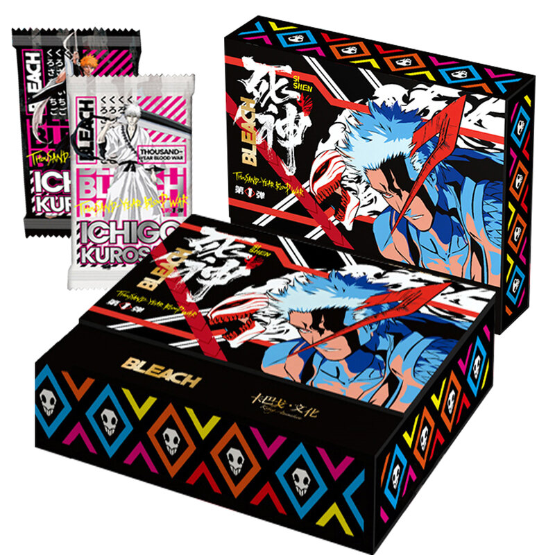 Anime Bleach kartu koleksi untuk anak milenium Blood Battle bab Kurosaki Ichigo Inoue Orihime kartu karakter hadiah mainan