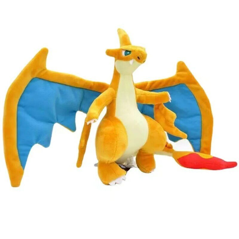 25CM Charizard Plush Toys Pokemon Fire Type Dragon Anime Soft Stuffed Animal Peluche Doll Toys Gifts