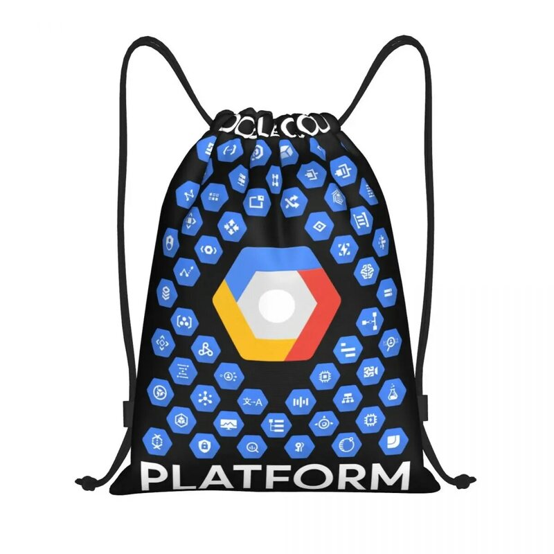 Google Cloud Platform All In One1 A Lightweight Drawstring Pocket Drawstring Bags