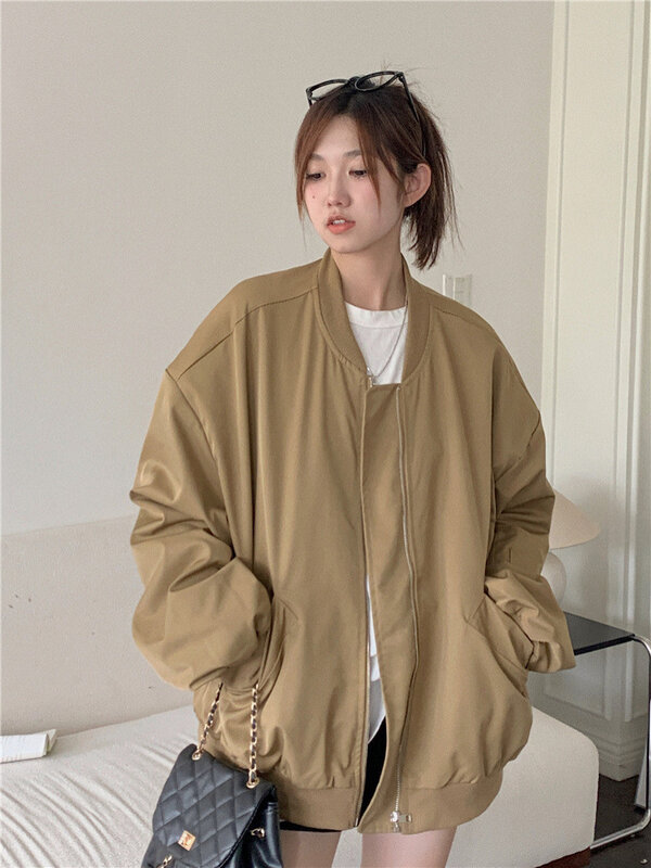 Женский Тонкий тренчкот с длинным рукавом, повседневная куртка с длинным рукавом, в китайском стиле