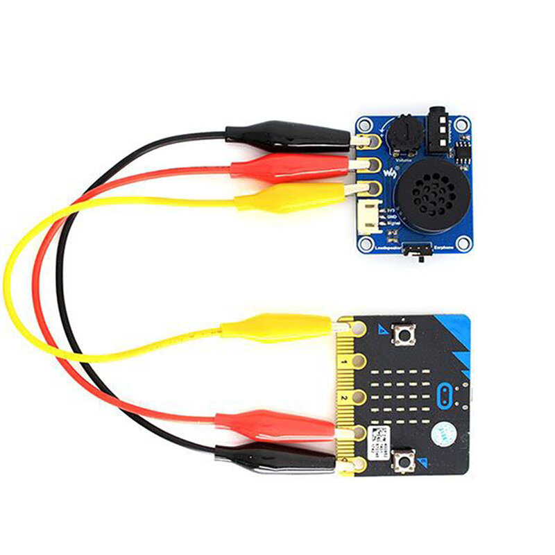 Waveshare Speaker Expansion Module Onboard Hi-Fi Chip NS8002 Sound Volume Adjustment for Arduino Project Micro:bit Music Player