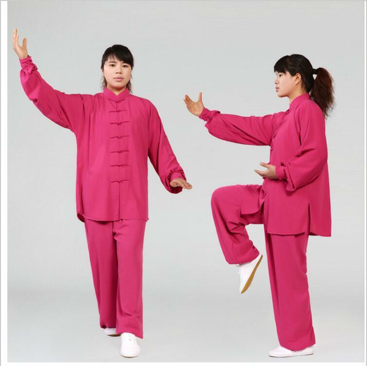 TaiChi Kung Fu Uniform Traditional Chinese Clothing Long Sleeved Wushu TaiChi Men KungFu Uniform Suit Uniforms Tai Chi