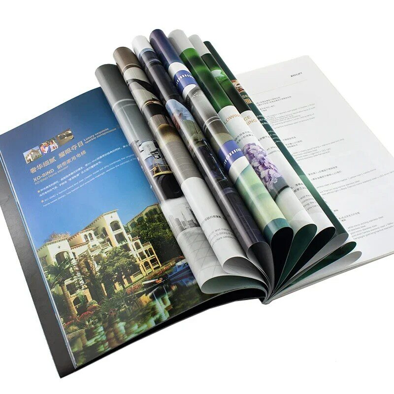 Customized product.Hangzhou Factory Custom Design Printing Services Flyer  Booklet Brochure, Promotion Catalog Printing