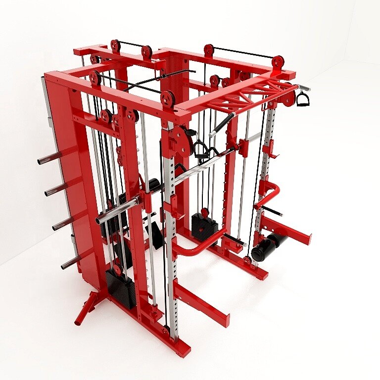 2022 popular commercial use Functional Trainer Smith Machine Squat Rack Multi functional machine