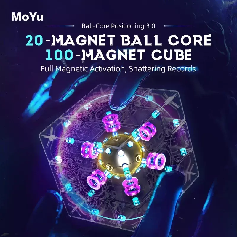 Moyu-磁気キューブ,マジックパズル,プロフェッショナル,高速,wilong wrm v10 2023,ボールコア