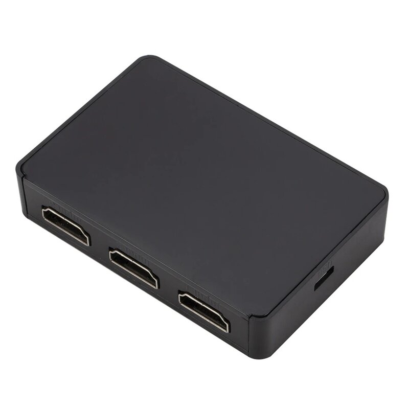 YKDAWN-Commutateur compatible HDMI, répartiteur vidéo HDMI, adaptateur Airies pour Xbox, DVD, HDTV, PC, ordinateur portable, TV,3 ports, 3 entrées 1080P