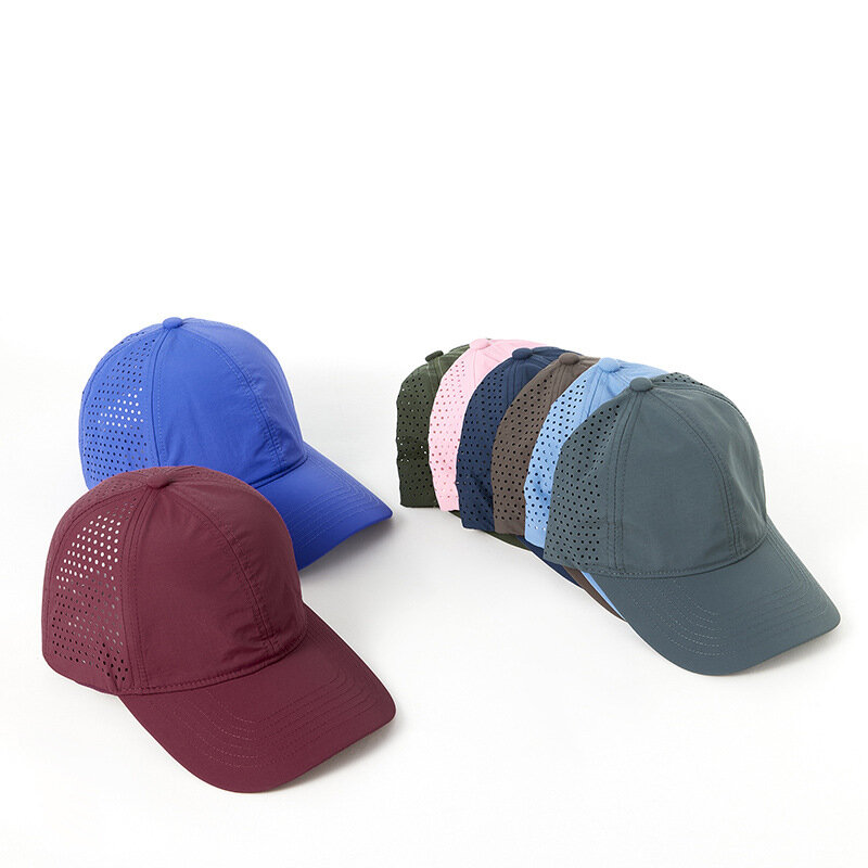 Gorra de béisbol ajustable de secado rápido para hombre y mujer, gorra de tenis de malla transpirable, deportiva, a la moda, para exteriores, 2023