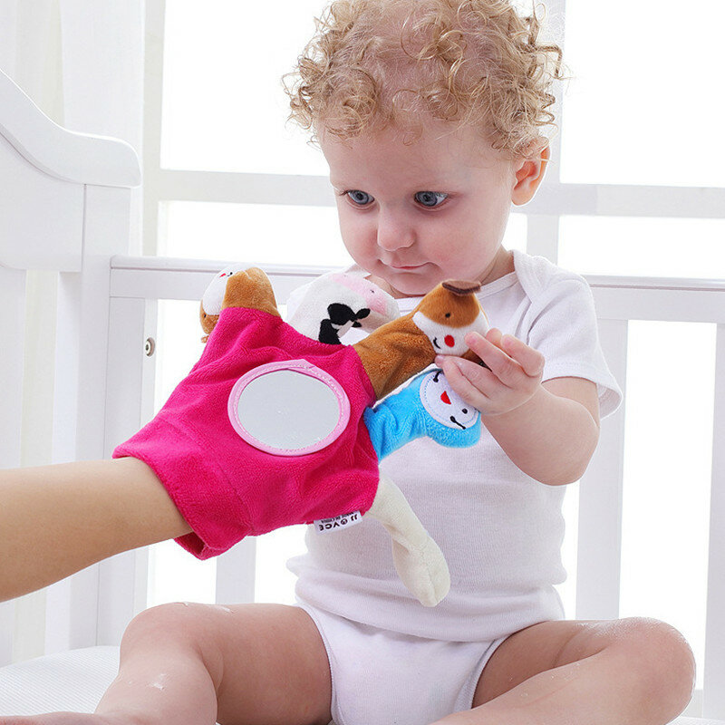 Mainan Bayi Balita 0-36 Bulan Mainan Mewah Boneka Tangan Hewan Mainan Anak Laki-laki Pendidikan untuk Bayi Mainan Bayi Perkembangan