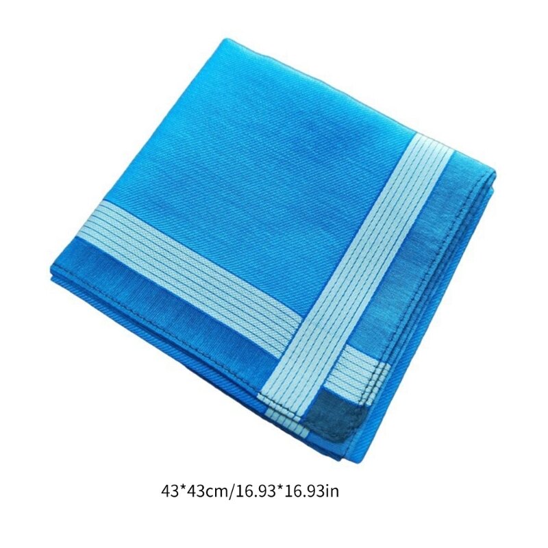 Handige zakdoek voor volwassenen met gestreept patroon, zachte wasbare pochet