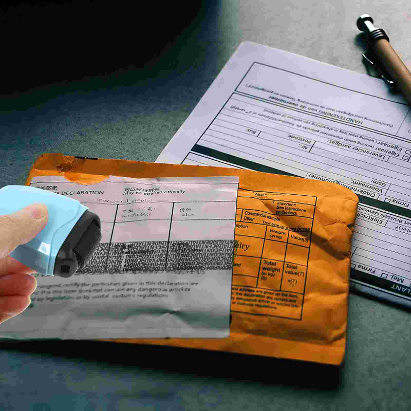 2 Stück Vertraulichkeit Siegel rolle Briefmarken tragbare Kunststoff Privatsphäre Schutz nach Hause für Informationen