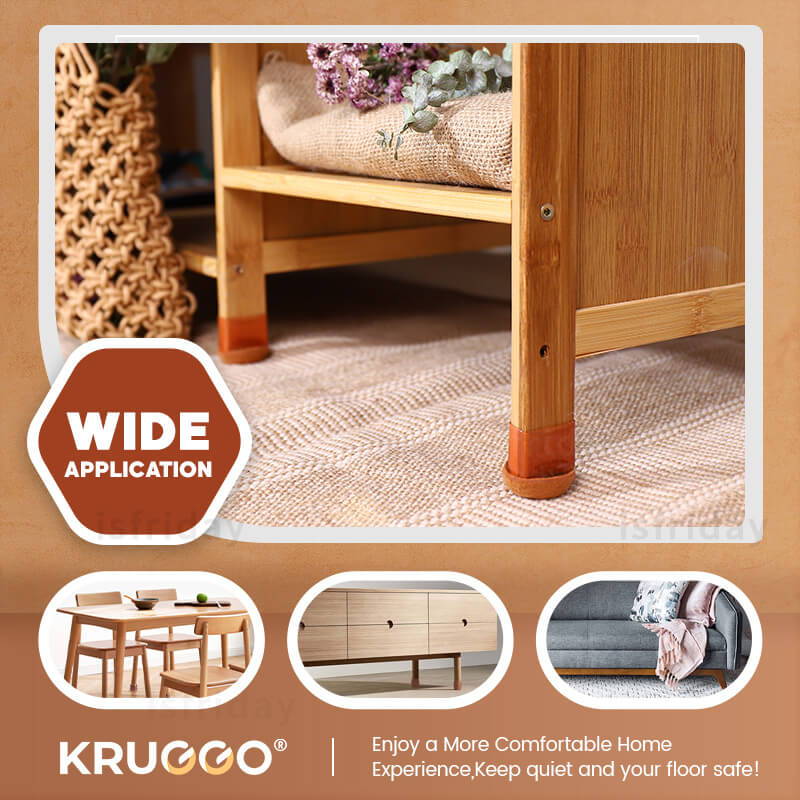Upgraded Mute Furniture Leg Silicon Furniture Leg Protection Cover Table Feet Pad chair legs Floor protectors Anti-slip