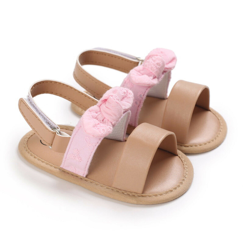 2024 Sommer Kinder Baby Kleinkind Schuhe Jungen und Mädchen Sandalen flache Sohlen leichte atmungsaktive bequeme Sandalen mit flachem Boden