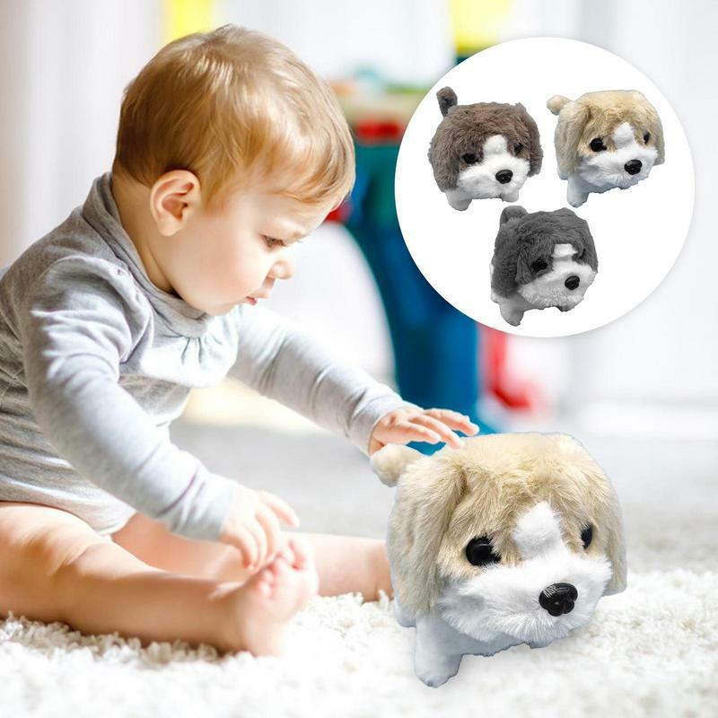 Interactive Plush Dog Electric Walking Interactive Animated Puppy Tail Wagging Dog Puppy Stuffed Animal Plush Birthday Gifts For