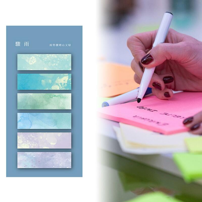 2-4Pack Page Marker Schrijfbare Handgeschreven Sticky Notes Tabs Voor Catalogi Bestanden