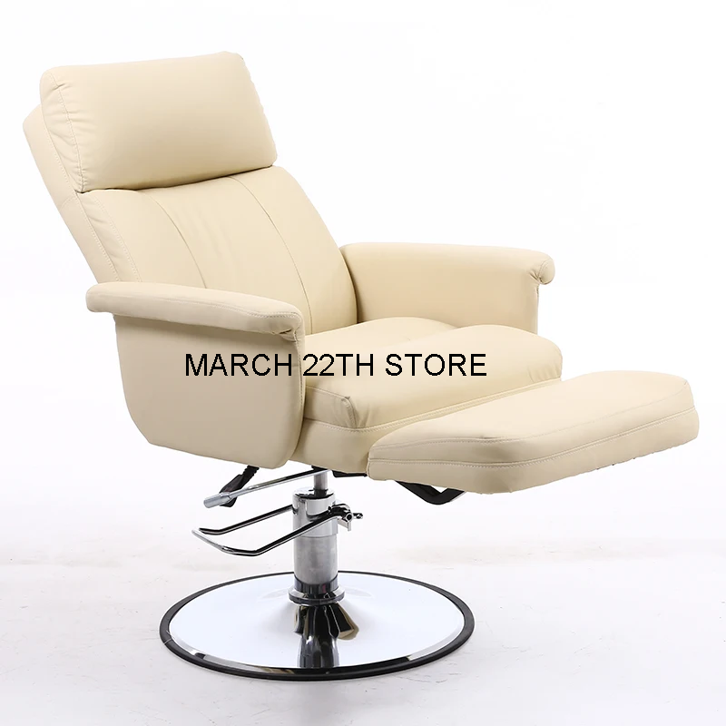 Hydraulic Lifting Beauty Eyelash Computer Barber Chairs Swivel Hairdressing Chair Pedicure Backrest Cadeira Commercial Furniture