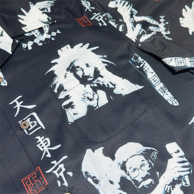 Высококачественная футболка WACKO MARIA Tenkoku, Токио с коротким рукавом, мужская и женская модная футболка