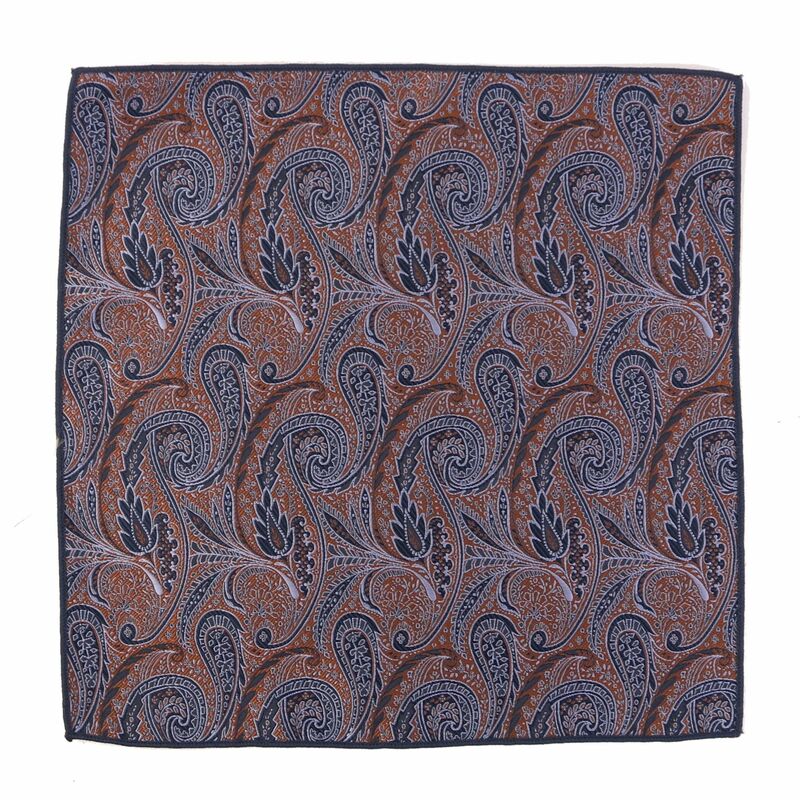 High-quality Men‘s Pocket Squaer Chest Scarf  New Style Brown Red Navy  Chest Scarf For Man Bussiness Formal Suit Handkerchiefs