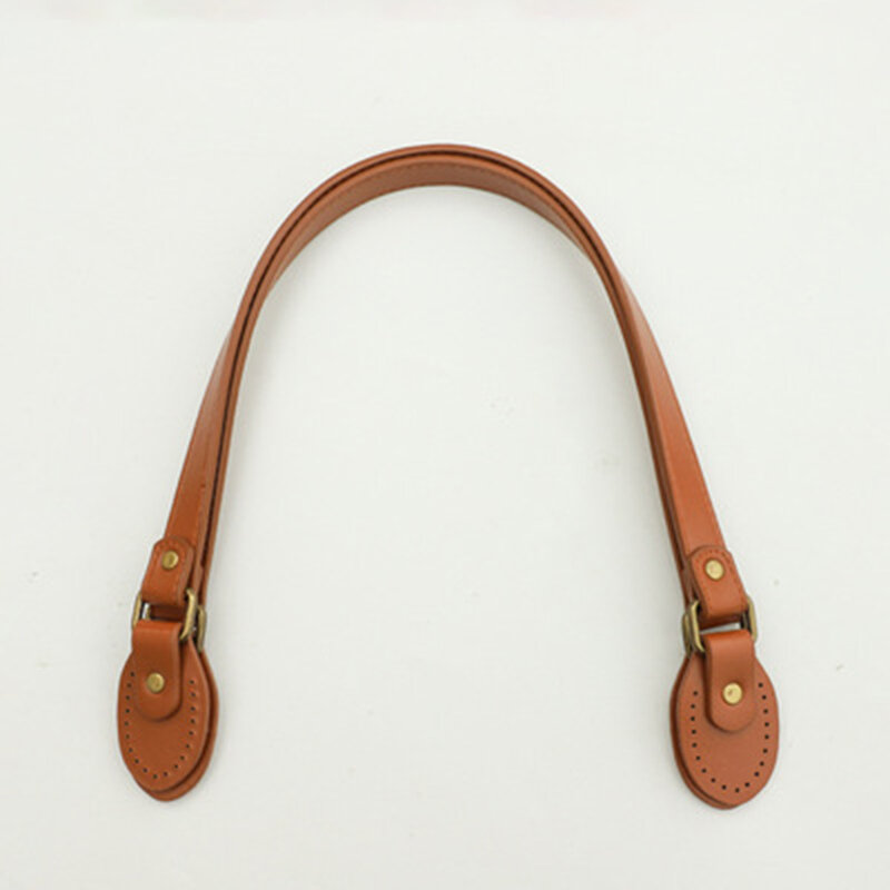 Tas bahu wanita, 62cm tas tali pegangan dompet selempang kulit Pu pengganti DIY