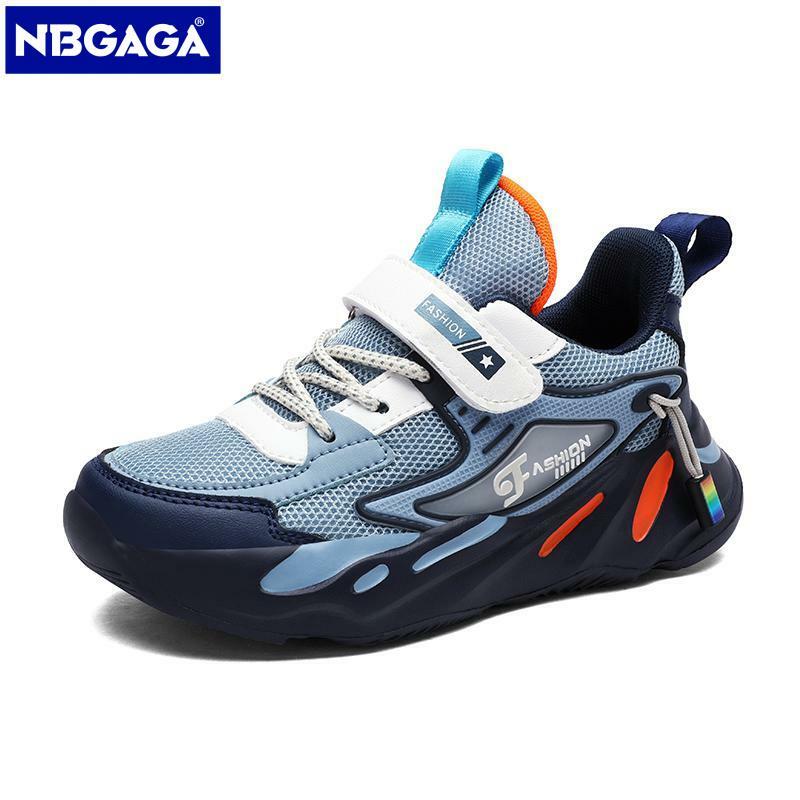 รองเท้าผ้าใบเด็กใส่สบายระบายอากาศได้ดีสำหรับเด็กผู้ชายกีฬากลางแจ้งวิ่งรองเท้าเด็กรองเท้าผ้าใบกีฬา
