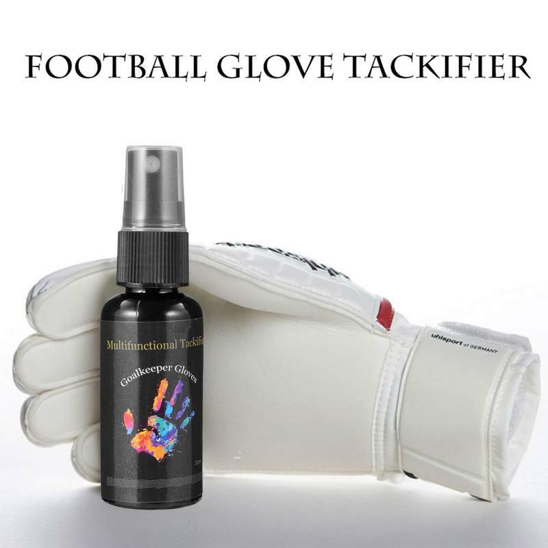 Bramkarz Spray doładowania rękawic 30ml Spray do piłki nożnej rękawice bramkarskie klej do piłki nożnej doładowania sprayu antypoślizgowego