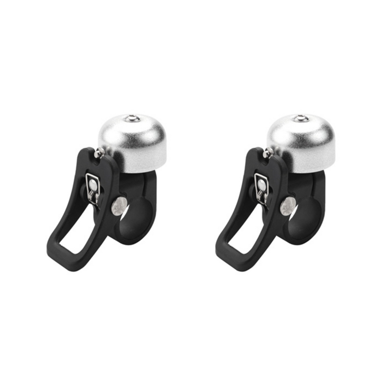 2Pcs Aluminum Alloy Scooter Bell Horn Ring Bell with Quick Release Mount for Xiaomi Mijia M365 Electric Scooter