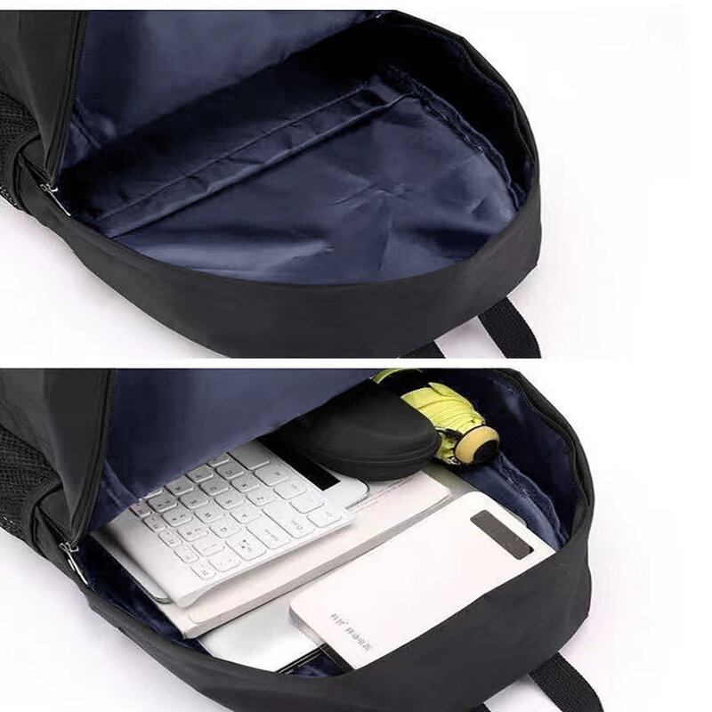 Women Backpack Multifunction Double Zipper Teenager Laptop Backpack Student Shoulder Bag New Chest Print Korean Style Schoolbag