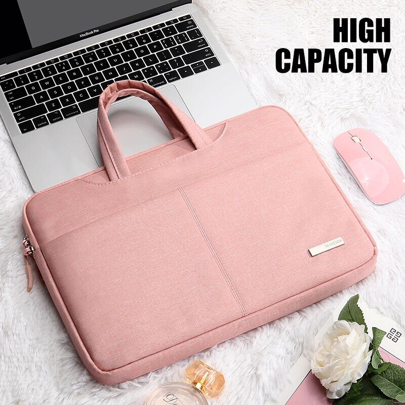 Laptop Bag 13.3 15.6 14 inch Waterproof Notebook Bag Sleeve For Macbook Case M1 Air Pro 13 15 Huawei Shoulder Handbag Briefcase