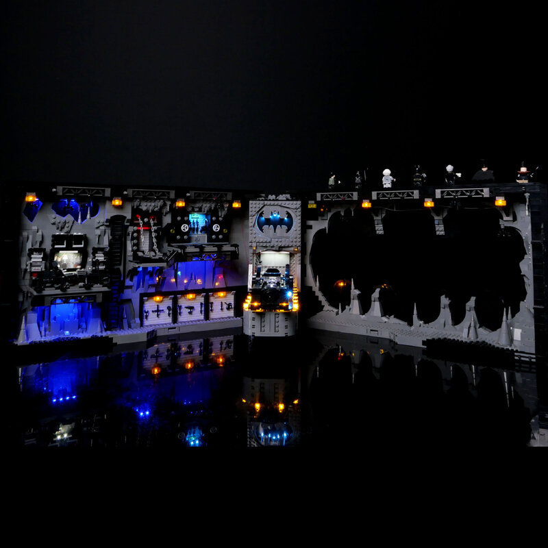 Kit luci a LED RC per LEGO 76252 Batcave Shadow Box Building Blocks giocattolo in mattoni (solo luce a LED, senza modello di blocchi)