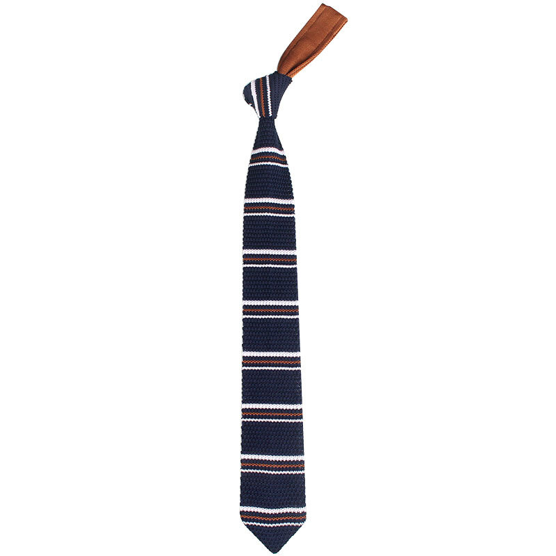 Neue Strick krawatten lässig dünne Krawatte für Party Jungen Mädchen gestrickt gestreifte Krawatte Hochzeit Krawatte für Bräutigam Hals tragen für Männer