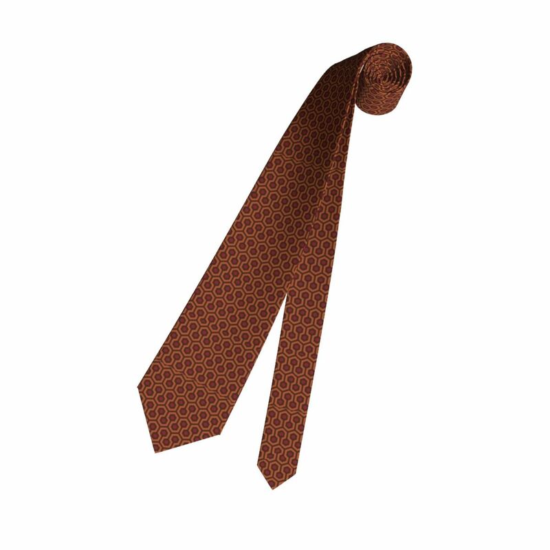 Fashion Redrum bersinar Overlook Hotel karpet dasi leher pria kustom sutra pertengahan abad Modern geometris dasi untuk pesta Cravat