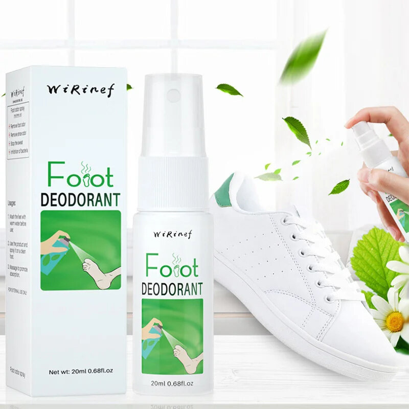 Foot Odor Spray Deodorant Odor Removal Spray Foot Artifact Footwear And Socks Feet Serum Anti-itch Anti-sweat Powder Foot Care