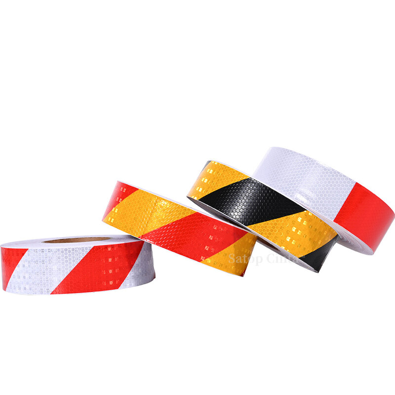 5cm*50m Reflective Material Strip Car Stickers Self Adhesive Reflectors Waterproof Road Warning Safety Tapes For Motorcycle Cars
