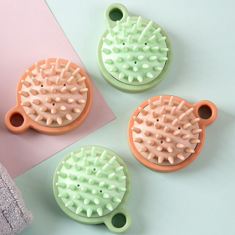 1pc Silicone Shampoo Scalp Hair Massager Shampoo Massage Comb Bath Massage Brush Scalp Massager Hair Shower Brush Comb Care Tool
