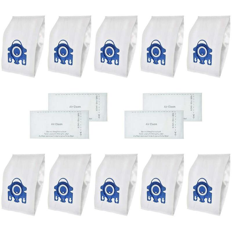 10pcs Dust Bags For Miele Type Gn Vacuum&4pack Filters S2 S5 S8 C1 C3