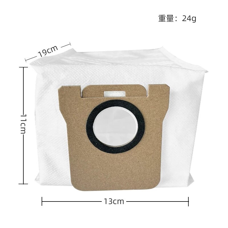 Kain pel kantong debu untuk XiaoMi Dreame S20 Pro Robot penyedot debu Aksesori sikat samping dapat dilepas bagian Filter Hepa