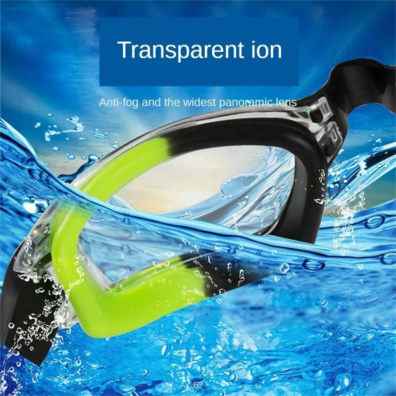 نظارات سباحة للأطفال مضادة للضباب ، مقاومة للماء ، حماية للأشعة الفوارة ، محمولة ، نظارات قابلة للتعديل للأطفال ، نظارات الغوص