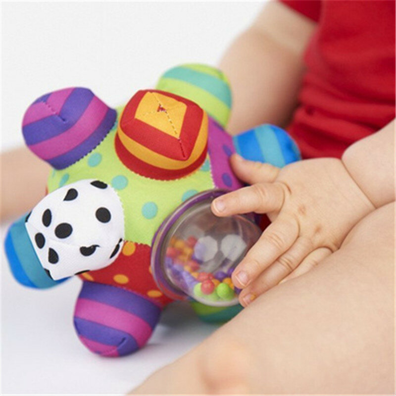 新生児用の柔らかくて非常に実用的なハンドベル,赤ちゃんのおもちゃ,1〜3歳,0〜12か月