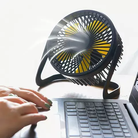 Mini USB Desk Fan Office Portable Fans Cooler Cooling Desktop Mute Fans Silent Universal For Car Notebook Computer Student Fans