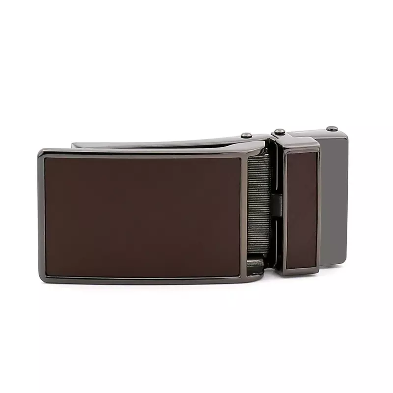 Hebilla de cinturón de cuero genuino para hombre, accesorio de negocios, automático, adecuado para 3,0 cm y 3,1 cm de ancho