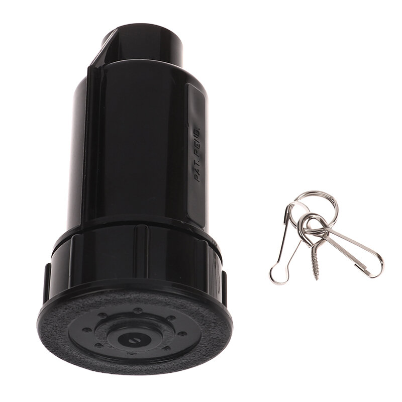 1 Stück schwarzer Kunststoff Rasen Hinterhof Simulation Sprinkler Schlüssel Speicher gerät Outdoor Mini Safe