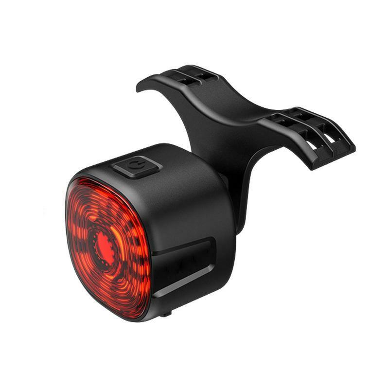 Luz traseira de bicicleta recarregável USB, Detecção de freio, Luz traseira impermeável IPX6, Luz de freio de alto brilho para condução segura 100