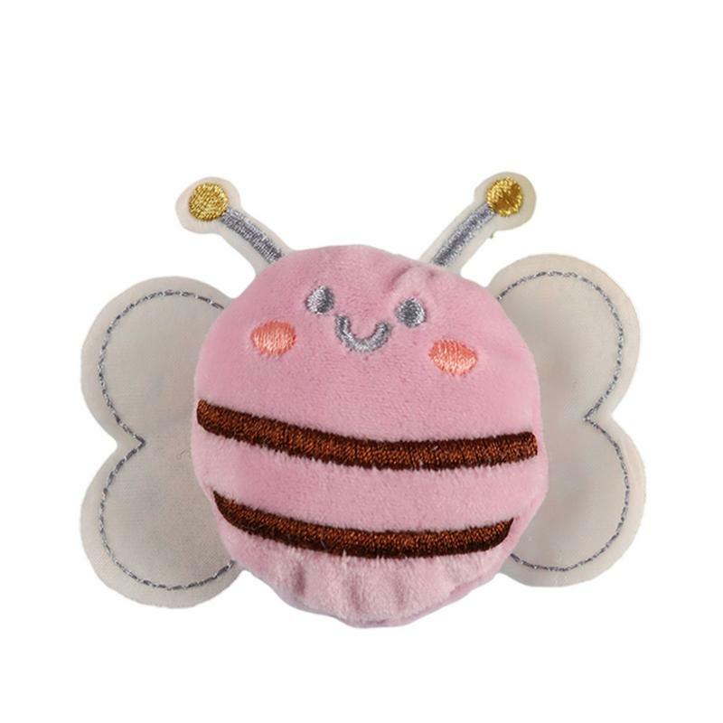 Bee Brooch Pin Cute Bee Brooches Portable Plush Bee Brooch Pins For Scarves Schoolbags Bag Clothing