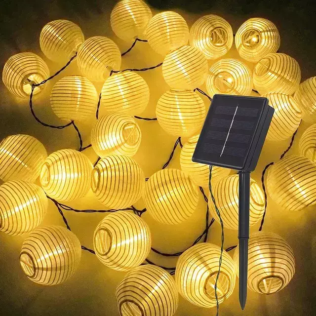 Лампа-гирлянда на солнечной батарее, водонепроницаемая, 6 м