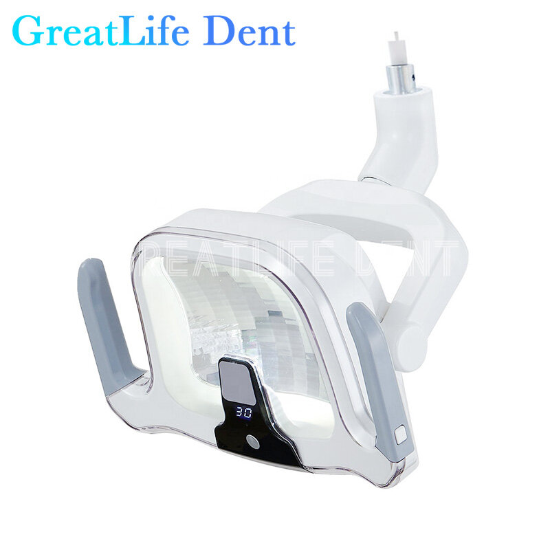 GreatLife-Indução Shadowless Lâmpada LED, Luz Operação Dental, Dental Unidade Cadeira Equipamento, 5W, Novo